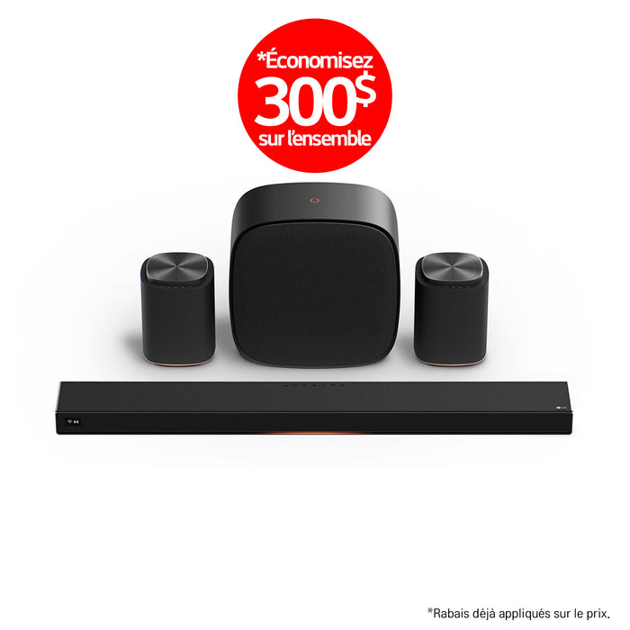 LG Sound Suite | Immersive suite 7 Pro - Barre de son H7+2M7+W7 | 01 | Sonxplus St-Sauveur