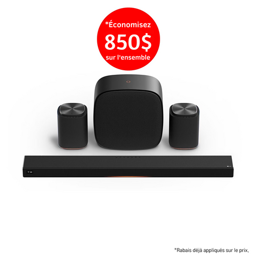 LG Sound Suite | Immersive Suite 7 Pro - H7+2M7+W7 Soundbar | 01 | Sonxplus St-Sauveur