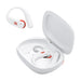 JBL Endurance Peak 4 | In-Ear Headphones - TwistLock - White/Orange - Sonxplus St-Sauveur
