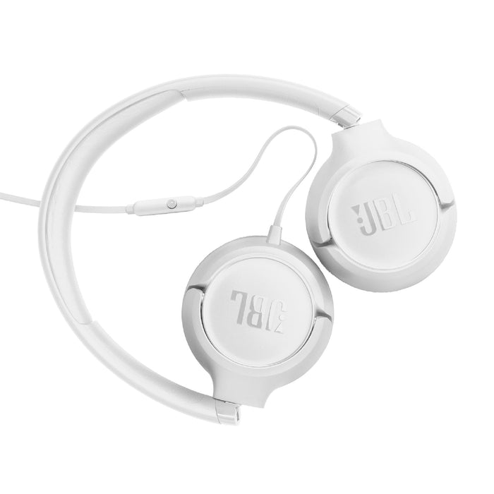 JBL Tune 530 | On-ear headphones - Wired - Foldable - White - Sonxplus St-Sauveur