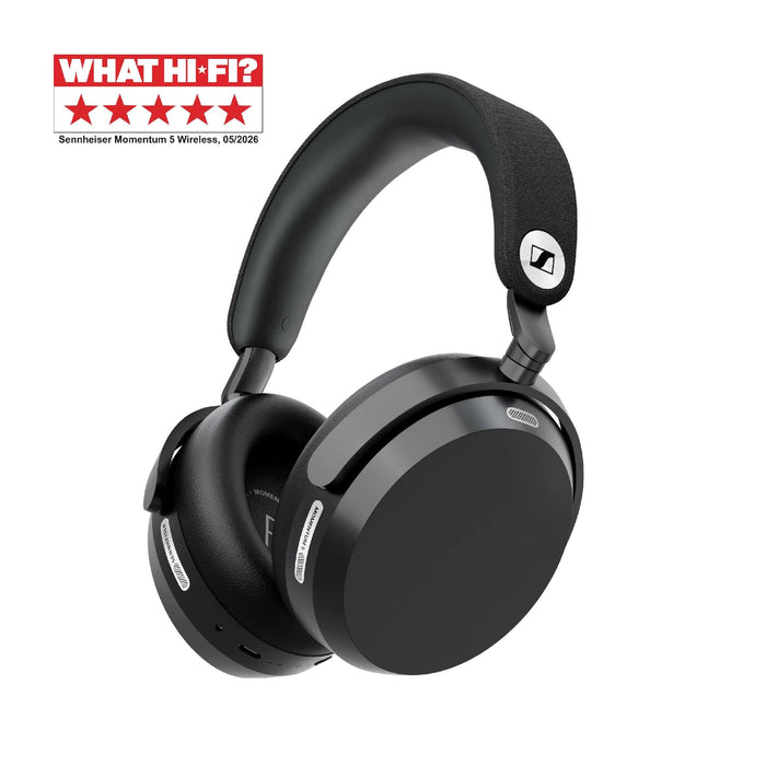 Sennheiser MOMENTUM 5 Wireless | Écouteurs supra-auriculaires - Sans fil - Réduction adaptative du bruit - Noir | 04 | Sonxplus St-Sauveur