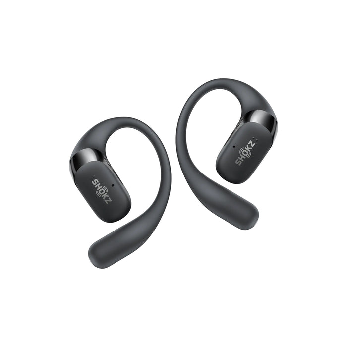 SHOKZ OpenFit 2+ | Open-Ear Headphones - Up to 48 Hours of Playback - Bluetooth - Black - Sonxplus St-Sauveur