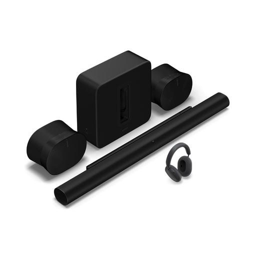 Sonos | Ensemble de divertissement personnel haut de gamme avec Arc Ultra+2 Era 300+Sub 4+Ace Ultra - Noir-Sonxplus St-Sauveur