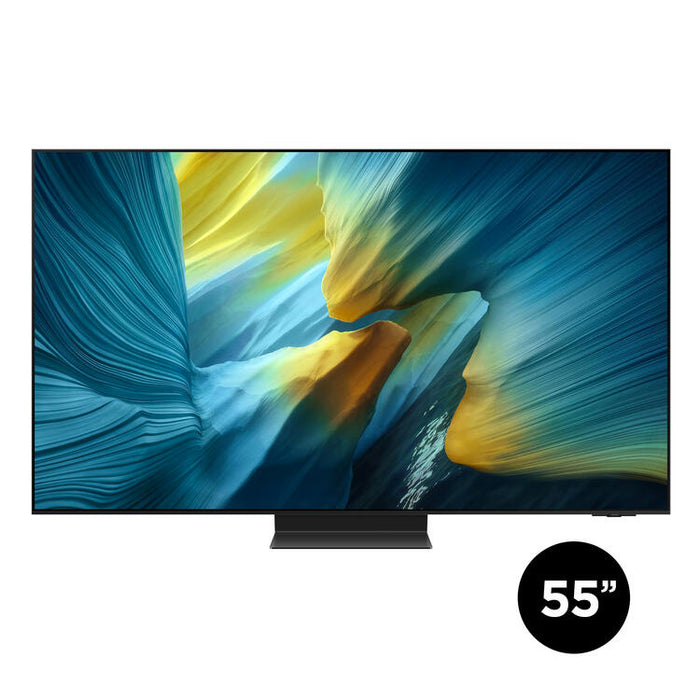 Samsung QN55S95FAFXZC | Téléviseur 55" - Série S95F - OLED - 4K - 120Hz - Aucun reflet | 01 | Sonxplus St-Sauveur