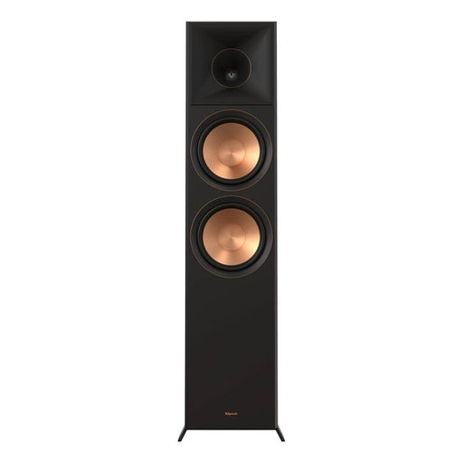 Klipsch RP8000FWII | Haut-parleurs sur pied à 2 voies - Double Caissons de graves de 8" - Noyer - Paire-Sonxplus St-Sauveur
