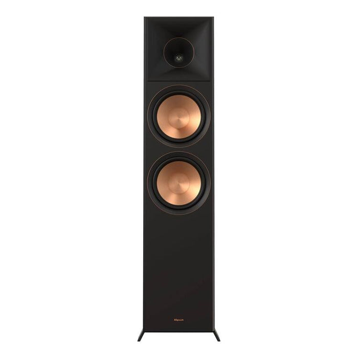 Klipsch RP8000FWII | Haut-parleurs sur pied à 2 voies - Double Caissons de graves de 8" - Noyer - Paire-Sonxplus St-Sauveur