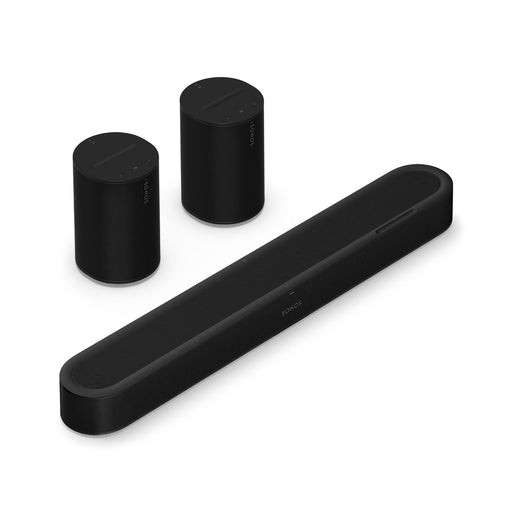 Sonos | Ensemble de son ambiophonique avec Beam Ultra + 2 Era 100 - Noir-Sonxplus St-Sauveur