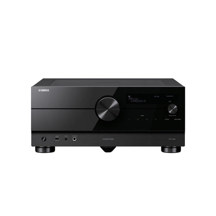 Yamaha RXA8A | Récepteur AV cinéma maison 11.2 - Série Aventage - HDMI 8K - MusicCast - HDR10+ - 150W X 11 avec Zone 3 - Noir-Sonxplus St-Sauveur