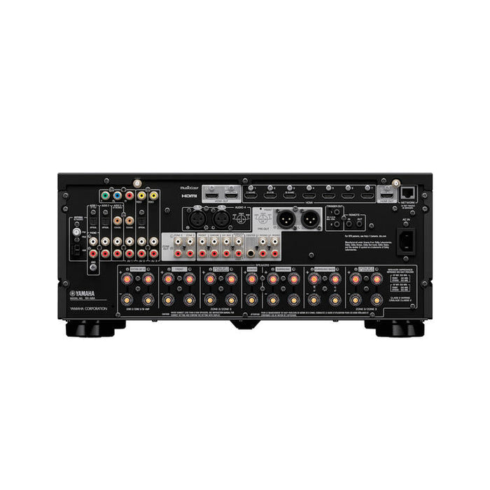 Yamaha RXA8A | Récepteur AV cinéma maison 11.2 - Série Aventage - HDMI 8K - MusicCast - HDR10+ - 150W X 11 avec Zone 3 - Noir-Sonxplus St-Sauveur