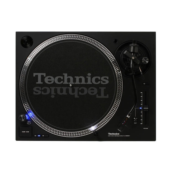 Technics SL-1200MK7 | Table Tournante DJ - Moteur à entraînement direct - Fonction de lecture inversée - Noir-Sonxplus St-Sauveur