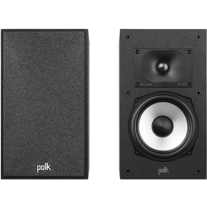 Polk Monitor XT20 | Ensemble d'Haut-parleurs de bibliothèque - Certifié Hi-Res Audio - Compact - Noir - Paire-Sonxplus St-Sauveur