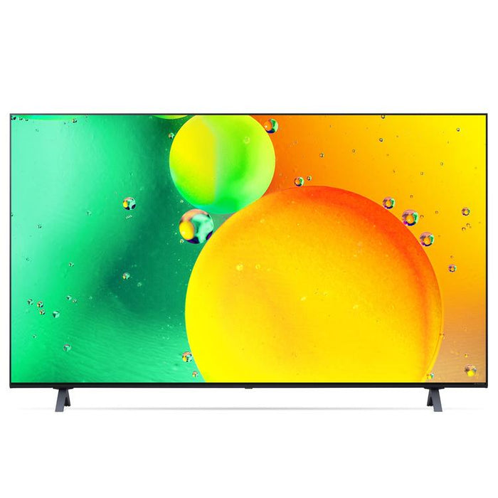 LG 55NANO75UQA | Téléviseur intelligent 55" NanoCell 4K - DEL - Série Nano75 - HDR - Processeur IA a5 Gen5 4K - Noir-Sonxplus St-Sauveur