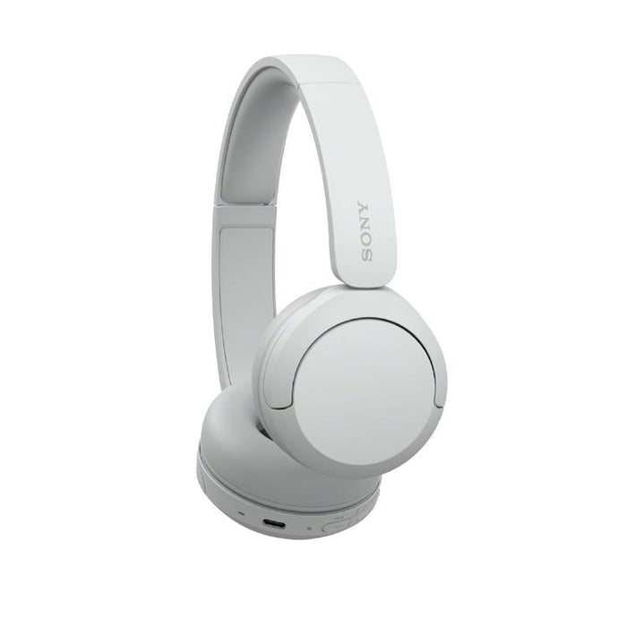 Sony WH-CH520 | Écouteurs supra-auriculaires - Sans fil - Bluetooth - Jusqu'à 50 heures d'autonomie - Blanc-Sonxplus St-Sauveur