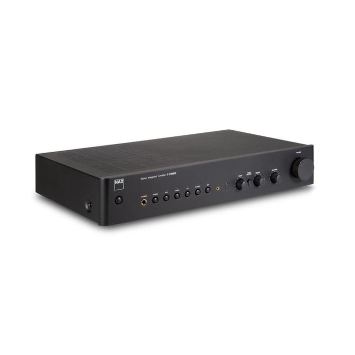 NAD C 316BEE V2 | Amplificateur intégré - Stéréo - Série Classic - 40W x 2 - PowerDrive - RIAA égalisation - Noir-Sonxplus St-Sauveur