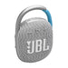 JBL Clip 4 Eco | Haut-parleur - Ultra-portable - Étanche - Bluetooth - Mousqueton intégré - Blanc-Sonxplus St-Sauveur