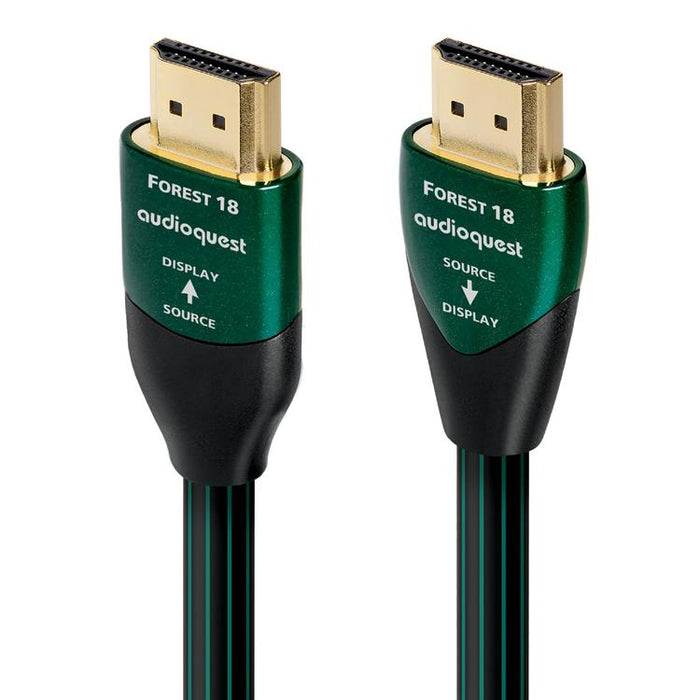 Audioquest Forest | Câble HDMI actif - Transfert jusqu'à 8K Ultra HD - HDR - eARC - 18 Gbps - 12.5 Mètres-Sonxplus St-Sauveur
