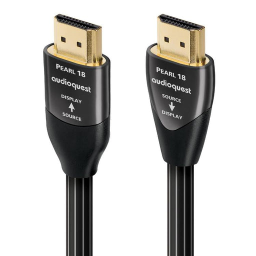 Audioquest Pearl | Câble HDMI actif - Transfert jusqu'à 8K Ultra HD - HDR - eARC - 18 Gbps - 15 Mètres-Sonxplus St-Sauveur