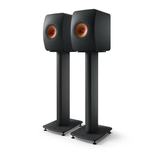 KEF S2 | Supports Haut-parleurs de plancher - Noir Carbone - Paire-Sonxplus St-Sauveur