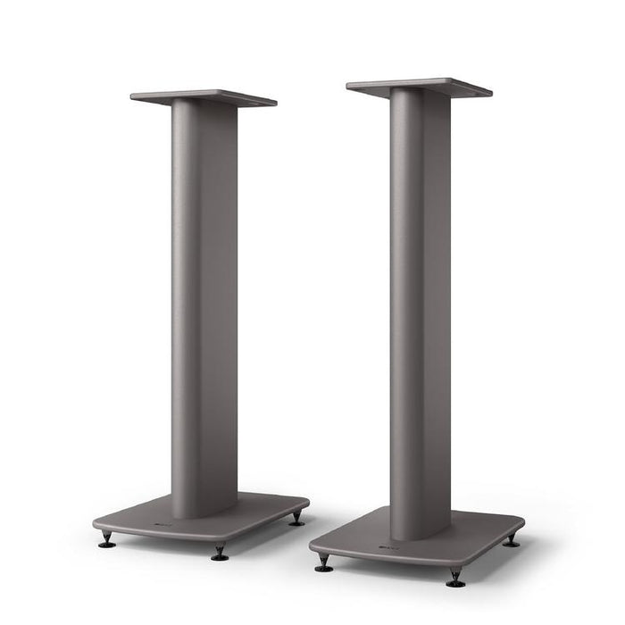 KEF S2 | Supports Haut-parleurs de plancher - Gris Titane - Paire-Sonxplus St-Sauveur