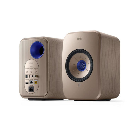 KEF LSX II | Haut-parleurs HiFi Sans fil - Compacte et versatile - SoundWave Edition - Paire-Sonxplus St-Sauveur