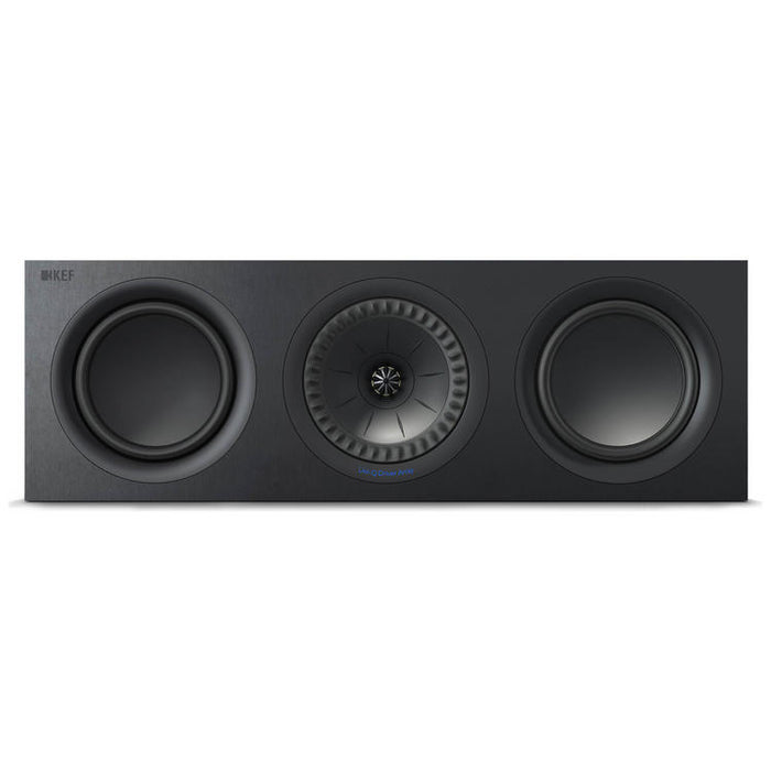 KEF Q650C | Haut-parleurs Central - 2.5 Voies - Hi-Fi - Noir Satin - Unité-Sonxplus St-Sauveur