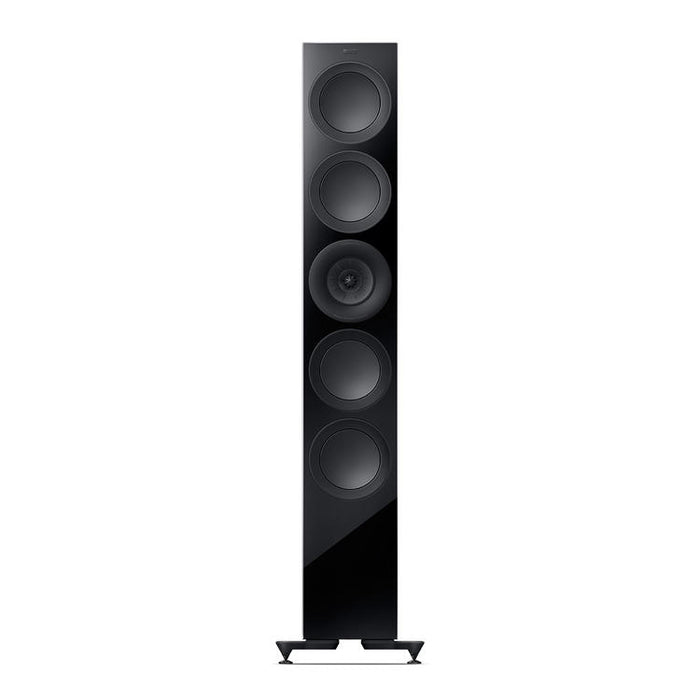 KEF R11 Meta | Haut-parleurs sur pieds - Bass Reflex 3 voies - Hi-Fi - Noir Laqué - Paire-Sonxplus St-Sauveur