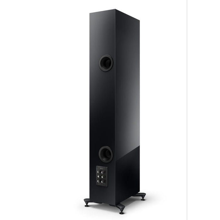 KEF R11 Meta | Haut-parleurs sur pieds - Bass Reflex 3 voies - Hi-Fi - Noir Laqué - Paire-Sonxplus St-Sauveur