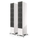 KEF R11 Meta | Haut-parleurs sur pieds - Bass Reflex 3 voies - Hi-Fi - Blanc Laqué - Paire-Sonxplus St-Sauveur