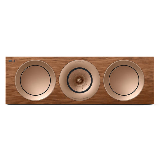 KEF R6 Meta | Haut-parleurs LCR - 3 voies charge close - Hi-Fi - Noyer - Unité-Sonxplus St-Sauveur