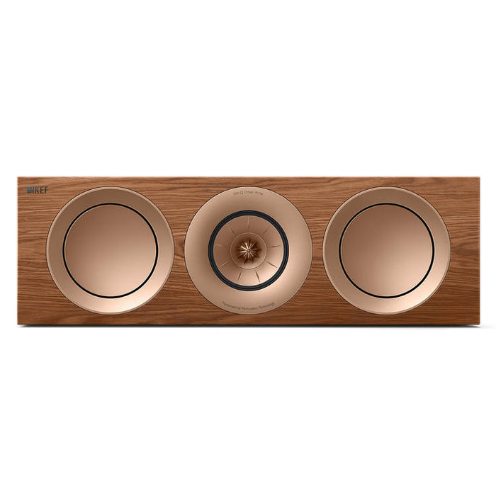 KEF R6 Meta | Haut-parleurs LCR - 3 voies charge close - Hi-Fi - Noyer - Unité-Sonxplus St-Sauveur