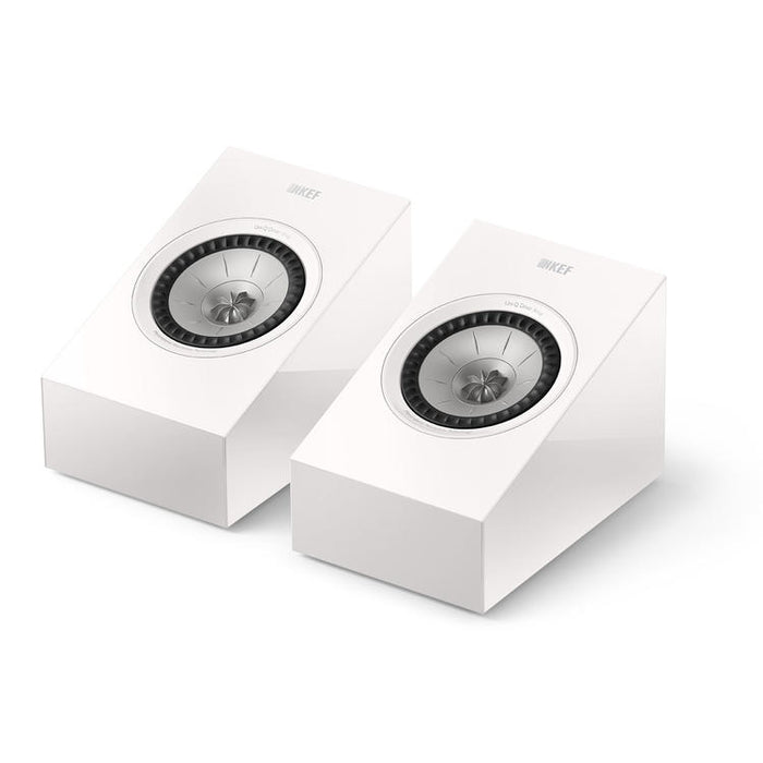 KEF R8 Meta | Haut-parleurs Surround - Dolby Atmos - Hi-Fi - Blanc Laqué - Paire-Sonxplus St-Sauveur