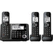Panasonic KX-TGF343B | Téléphone sans fil - 3 combinés - Répondeur - Noir-Sonxplus St-Sauveur