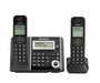 Panasonic KX-TGF342B | Téléphone sans fil - 2 combinés - Répondeur - Noir-Sonxplus St-Sauveur