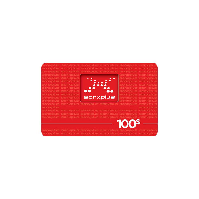 Carte cadeau 100 $-Sonxplus St-Sauveur